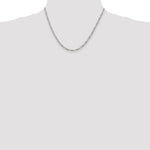 Sterling Silver 2.85mm Figaro Chain - Product Photo