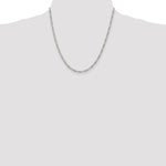 Sterling Silver 2.85mm Figaro Chain - Product Photo