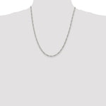 Sterling Silver 2.85mm Figaro Chain - Product Photo