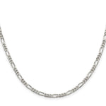 Sterling Silver 3.5mm Figaro Chain - Product Photo