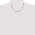 Sterling Silver 3.5mm Figaro Chain - Product Photo