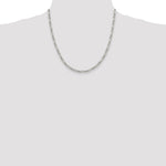 Sterling Silver 3.5mm Figaro Chain - Product Photo