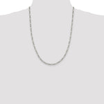 Sterling Silver 3.5mm Figaro Chain - Product Photo