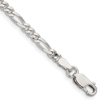 Sterling Silver 3.5mm Figaro Chain - Product Photo