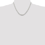Sterling Silver 4.5mm Figaro Chain - Product Photo