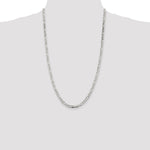 Sterling Silver 4.5mm Figaro Chain - Product Photo