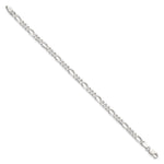 Sterling Silver 4.5mm Figaro Chain - Product Photo