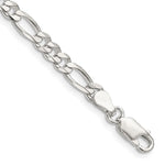 Sterling Silver 4.5mm Figaro Chain - Product Photo