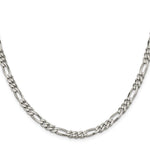 Sterling Silver 5.5mm Figaro Chain - Product Photo