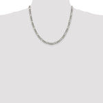 Sterling Silver 5.5mm Figaro Chain - Product Photo