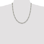 Sterling Silver 5.5mm Figaro Chain - Product Photo