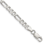 Sterling Silver 5.5mm Figaro Chain - Product Photo