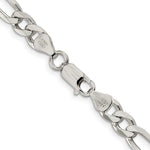 Sterling Silver 6.75mm Figaro Chain - Product Photo