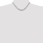 Sterling Silver 6.75mm Figaro Chain - Product Photo