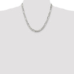 Sterling Silver 6.75mm Figaro Chain - Product Photo