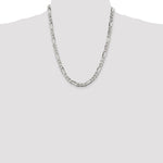 Sterling Silver 6.75mm Figaro Chain - Product Photo