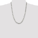 Sterling Silver 6.75mm Figaro Chain - Product Photo