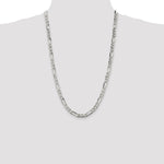 Sterling Silver 6.75mm Figaro Chain - Product Photo