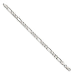 Sterling Silver 6.75mm Figaro Chain - Product Photo