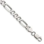 Sterling Silver 6.75mm Figaro Chain - Product Photo