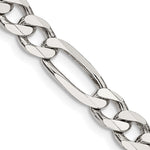 Sterling Silver 6.75mm Figaro Chain - Product Photo