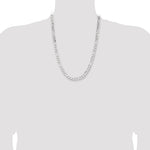 Sterling Silver 7.5mm Figaro Chain - Product Photo