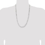 Sterling Silver 7.5mm Figaro Chain - Product Photo