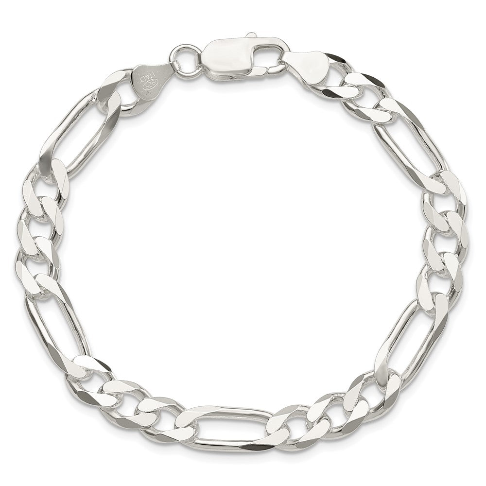 Sterling Silver 7.5mm Figaro Chain - Product Photo