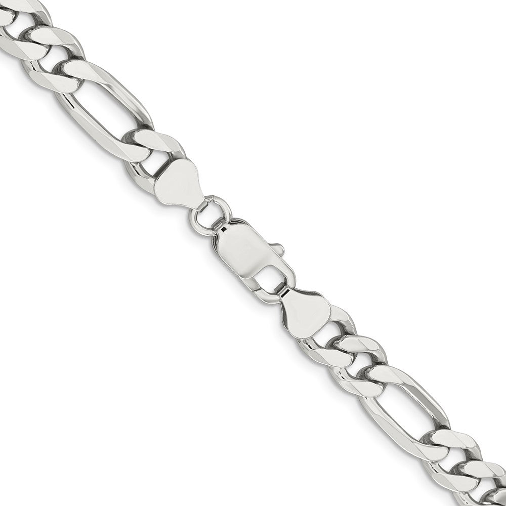 Sterling Silver 8mm Figaro Chain - Product Photo