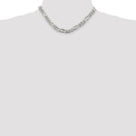 Sterling Silver 8mm Figaro Chain - Product Photo