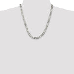 Sterling Silver 8mm Figaro Chain - Product Photo