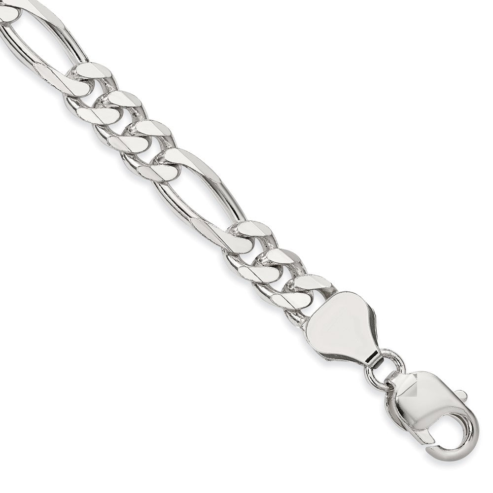 Sterling Silver 8mm Figaro Chain - Product Photo