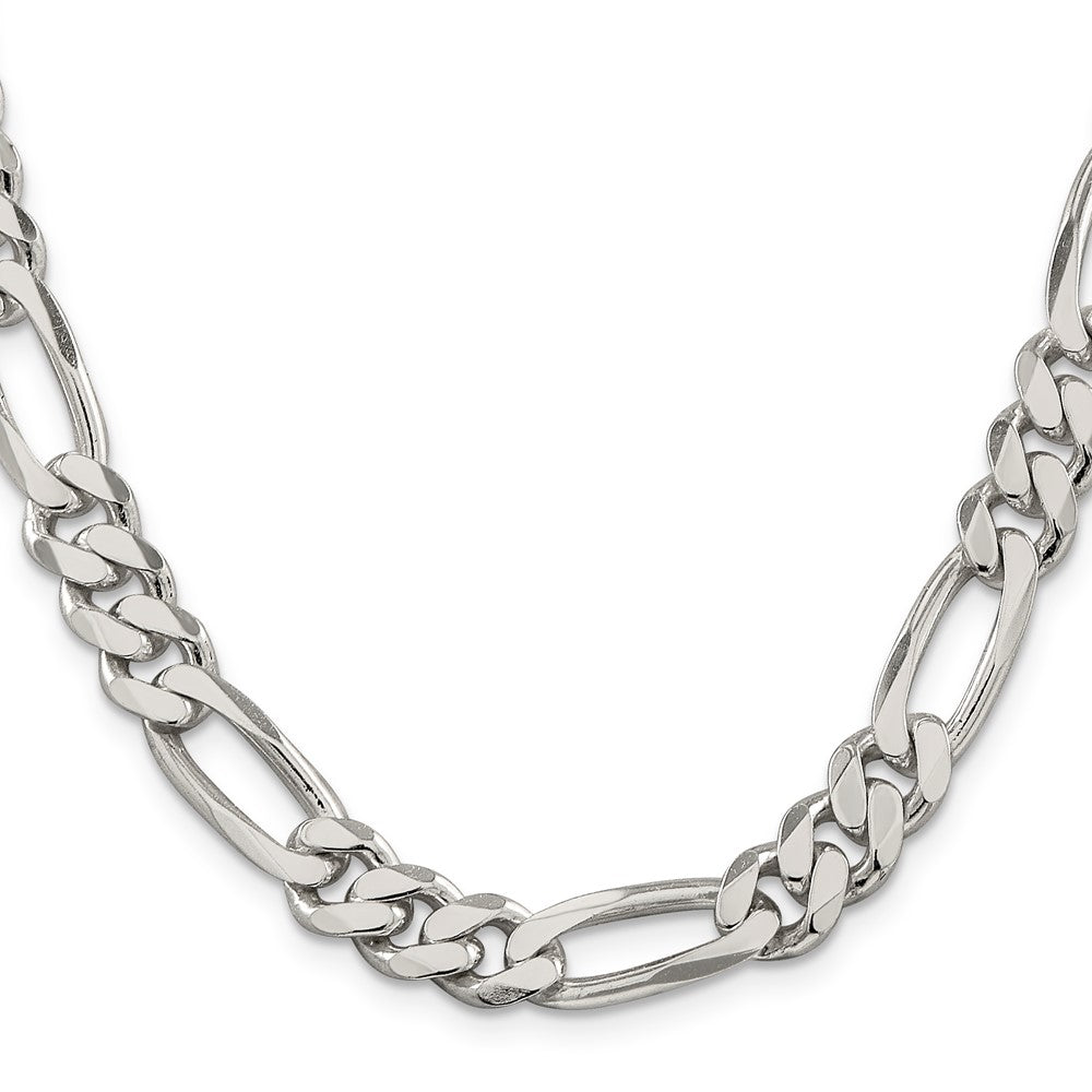 Sterling Silver 9mm Figaro Chain - Product Photo
