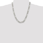 Sterling Silver 9mm Figaro Chain - Product Photo