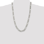 Sterling Silver 9mm Figaro Chain - Product Photo