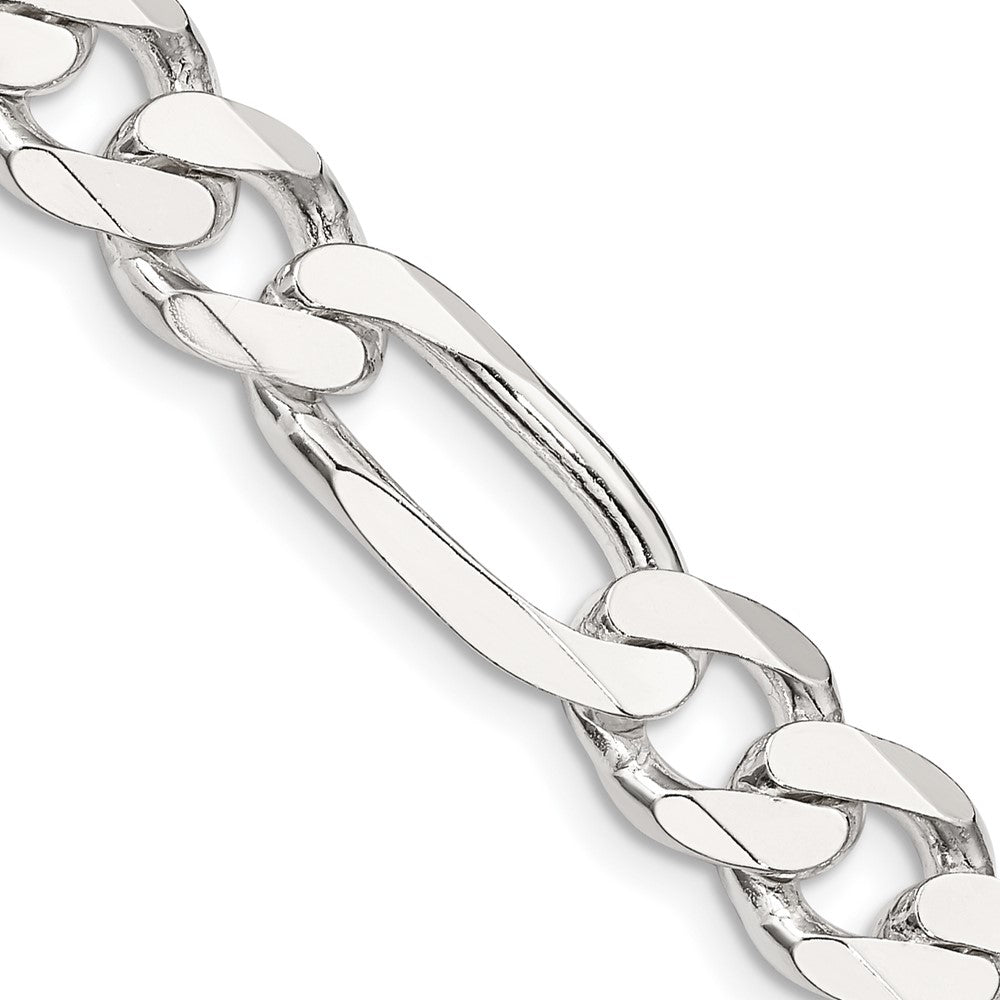 Sterling Silver 9mm Figaro Chain - Product Photo