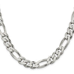 Sterling Silver 10.75mm Figaro Chain - Product Photo