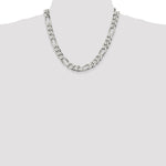 Sterling Silver 10.75mm Figaro Chain - Product Photo