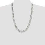 Sterling Silver 10.75mm Figaro Chain - Product Photo