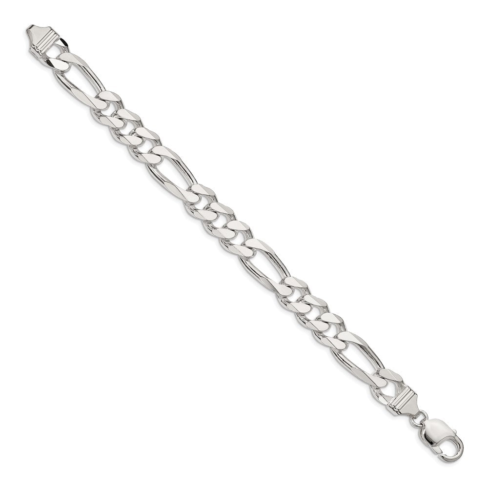 Sterling Silver 10.75mm Figaro Chain - Product Photo
