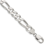 Sterling Silver 10.75mm Figaro Chain - Product Photo