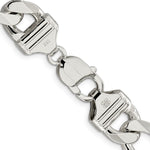 Sterling Silver 13.5mm Figaro Chain - Product Photo