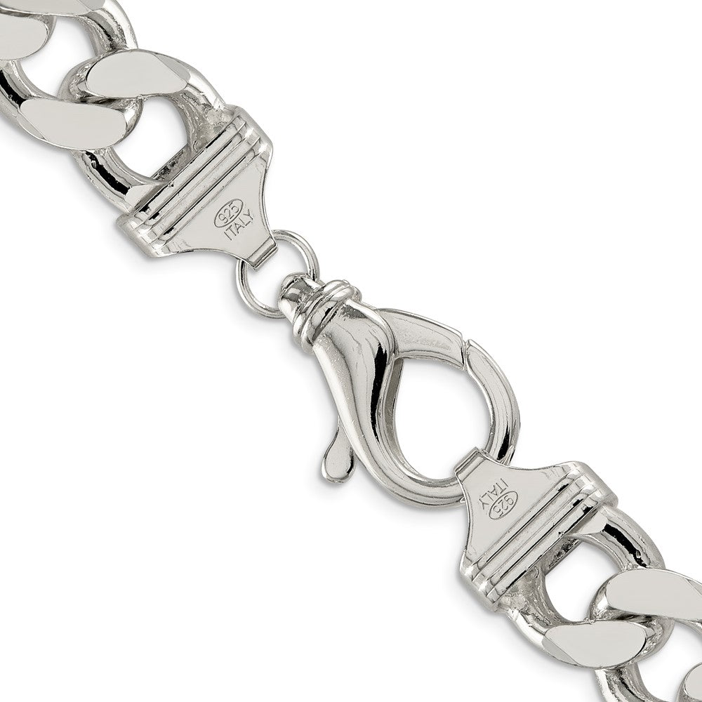 Sterling Silver 15mm Figaro Chain - Product Photo