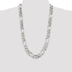 Sterling Silver 15mm Figaro Chain - Product Photo