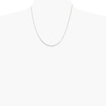Sterling Silver .85mm Diamond-cut Snake Chain Necklace 16"-30" - Product Photo
