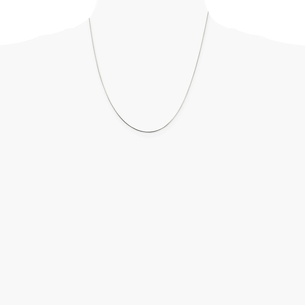 Sterling Silver .85mm Diamond-cut Snake Chain Necklace 16"-30" - Product Photo