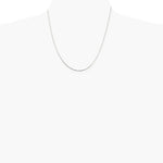 Sterling Silver .85mm Diamond-cut Snake Chain Necklace 16"-30" - Product Photo