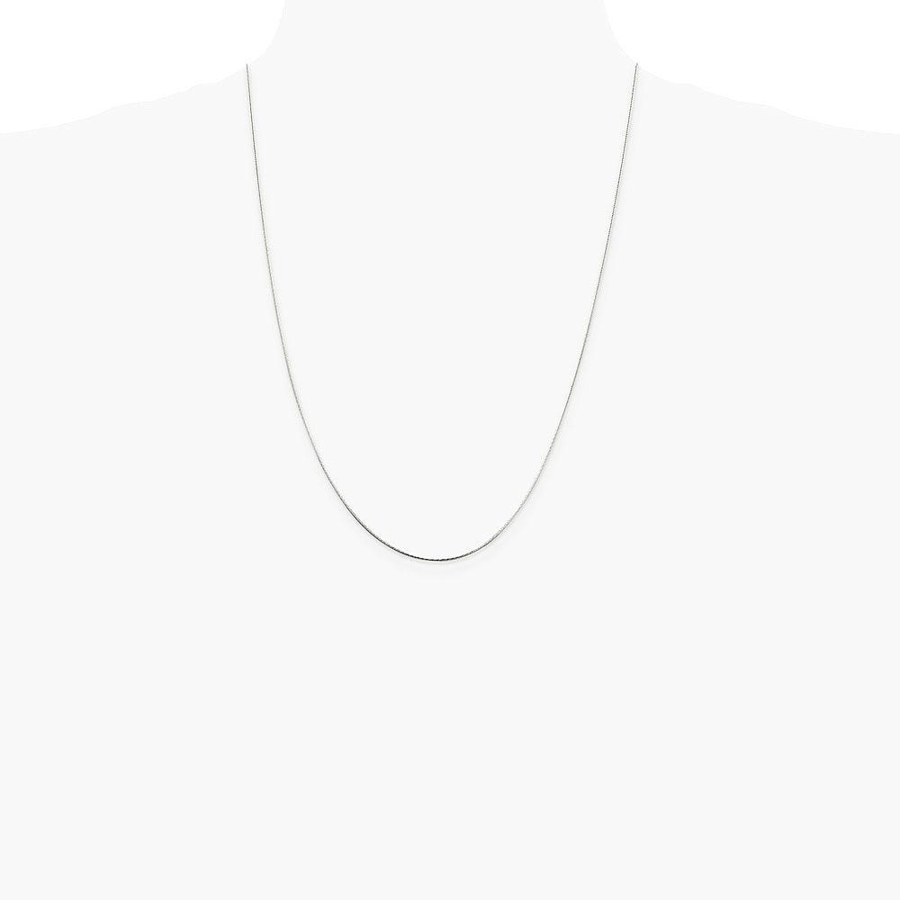 Sterling Silver .85mm Diamond-cut Snake Chain Necklace 16"-30" - Product Photo