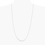 Sterling Silver .85mm Diamond-cut Snake Chain Necklace 16"-30" - Product Photo