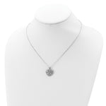 Sterling Silver Rhodium-plated MOM Necklace - Product Photo
